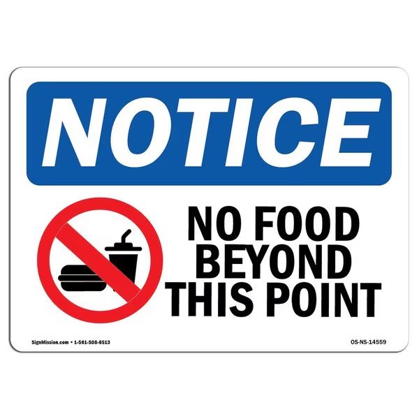Safety Sign, OSHA Notice, 10